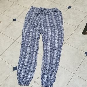 The Hanger blue rayon pants size L